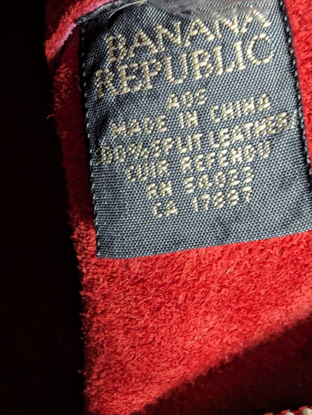 Vintage 2002 Banana Republic Suede Handbag Y2K - Picture 6 of 12
